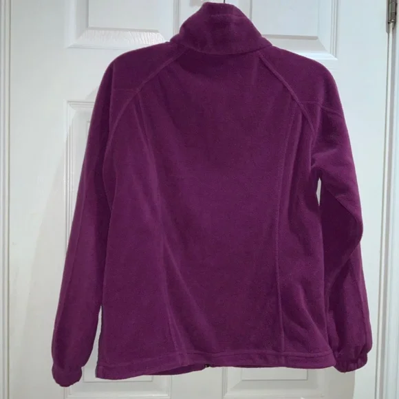 Columbia Women's Maroon Fleece Jacket - Picture 5 of 8